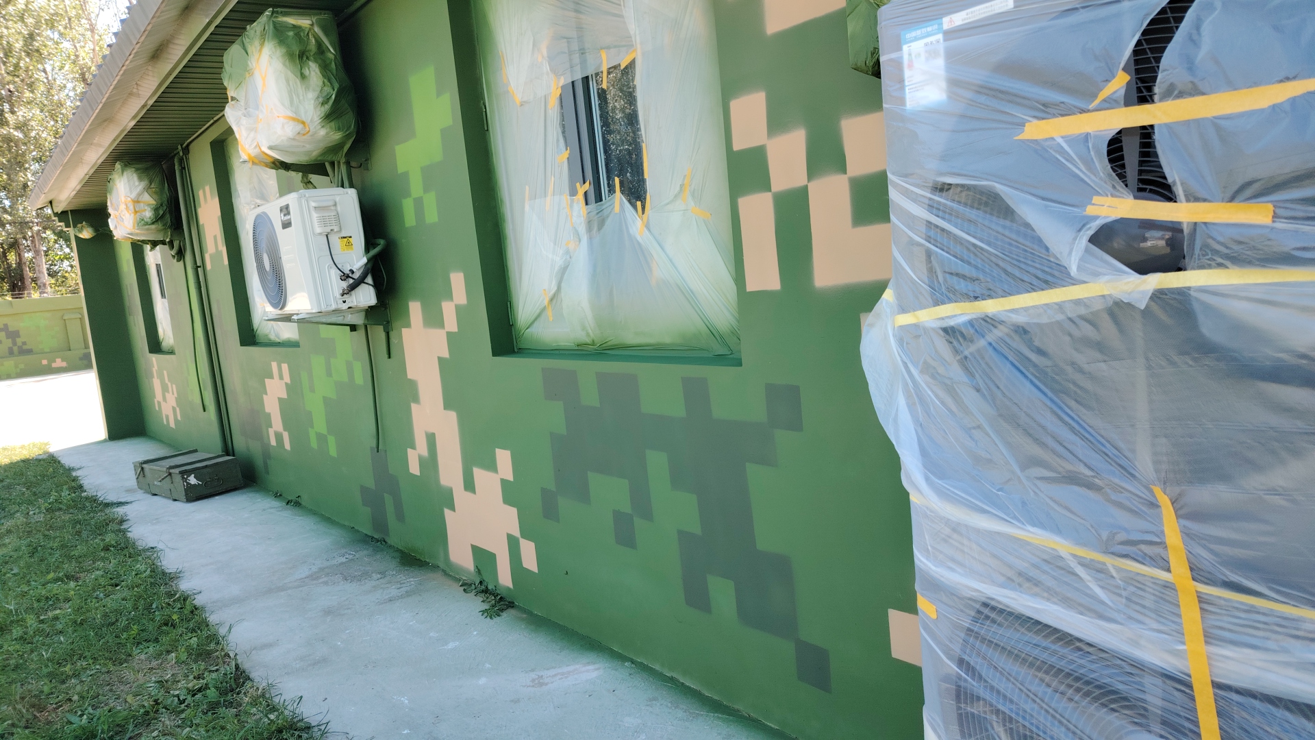 商丘外墙迷彩漆施工多少钱 伪装迷彩漆  