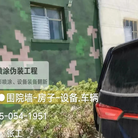 商丘数码迷彩漆施工